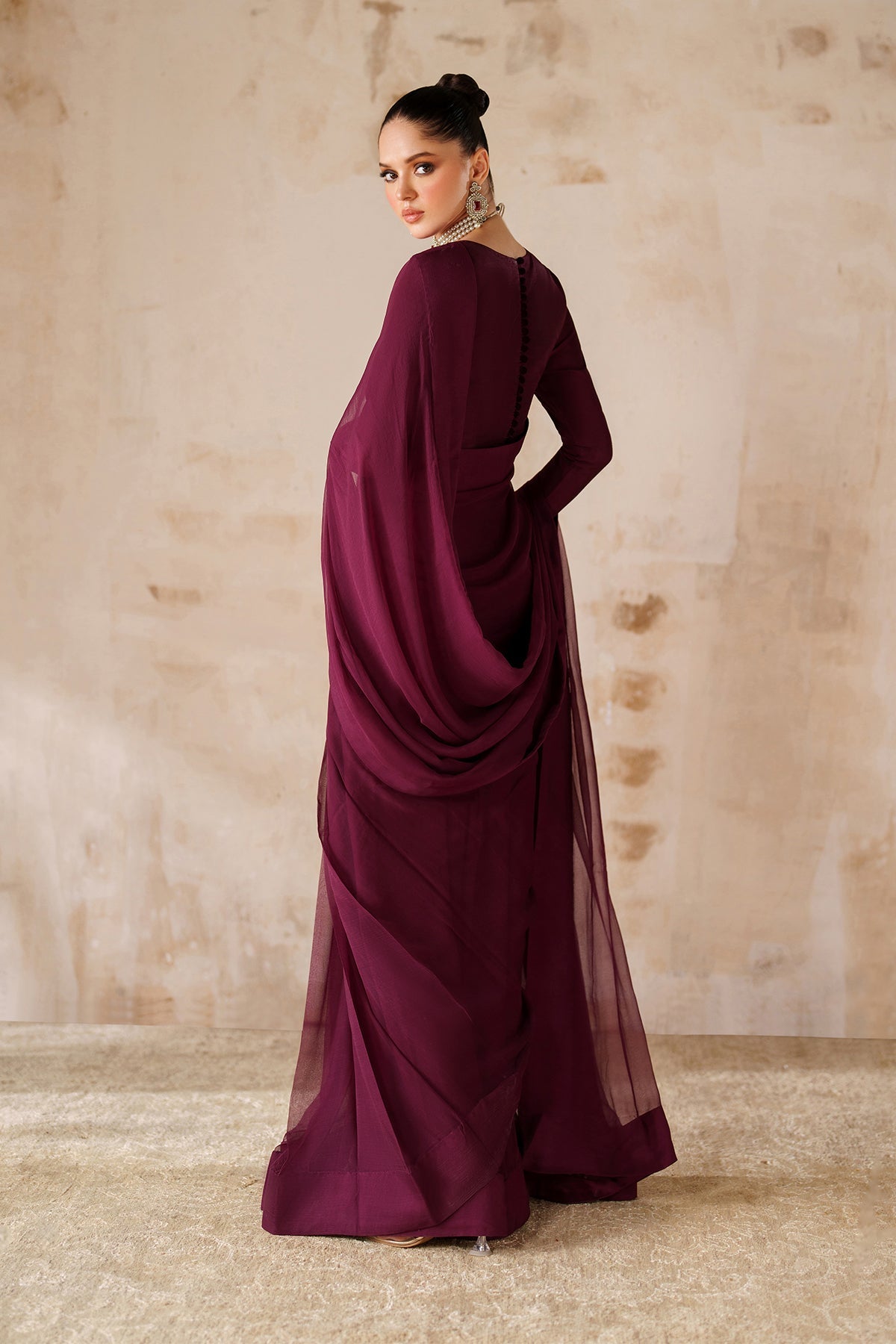 ET-EGGPLANT PURPLE-SAREE