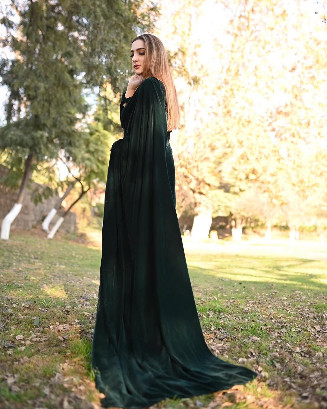ET-SAGE GREEN-SAREE