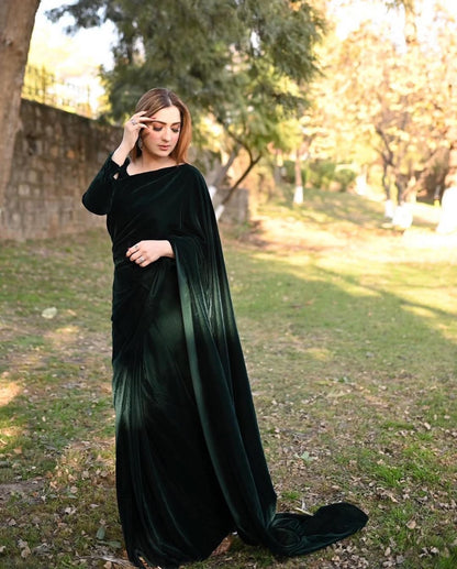 ET-SAGE GREEN-SAREE