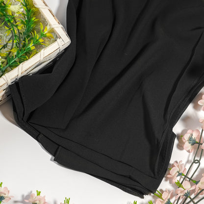 ET-BLACK GEORGETTE-HIJAB