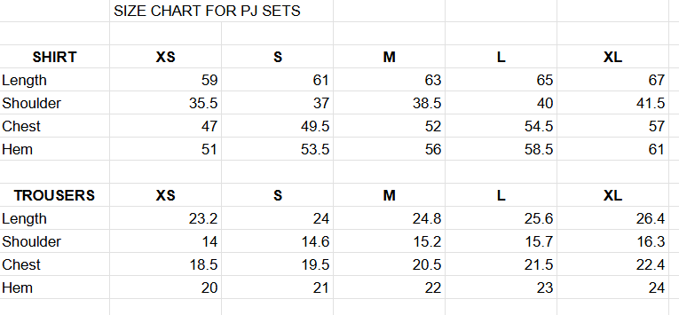 ET-BLACK-PJ SET