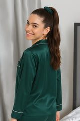 ET-DARK GREEN-PJ SET