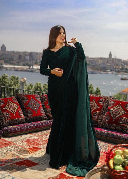 ET-SAGE GREEN-SAREE