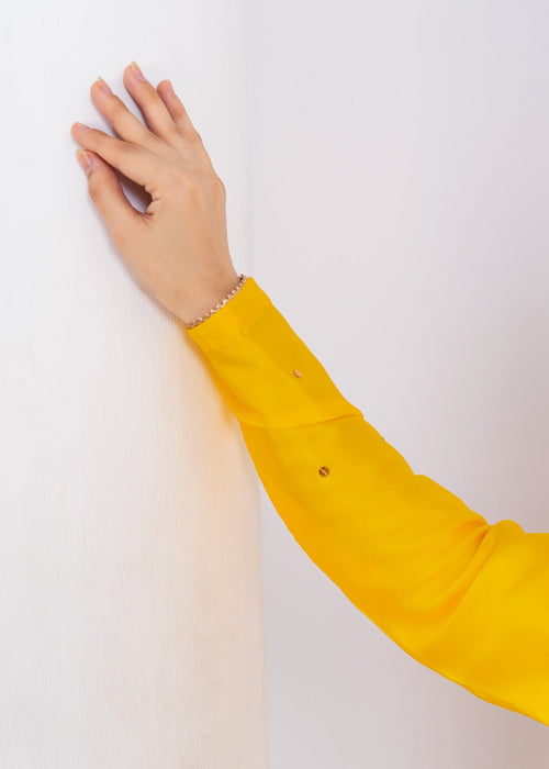 ET-DAFFODIL YELLOW-SAREE